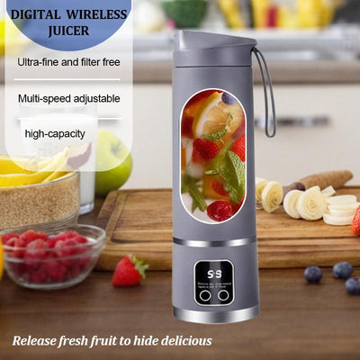 Portable USB Rechargeable Tiktok Blender - Perfect for Smoothies, Juices & Diet-Friendly Drinks! Ideal for Home Use!
